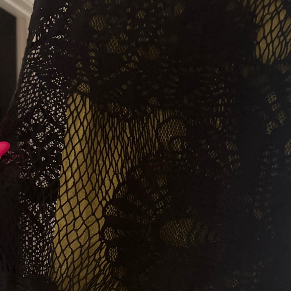Jean Paul Gaultier Black and Green stretch mesh Tank Top S - Picture 4 of 9